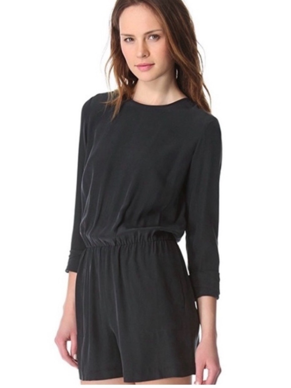Club Monaco 100% Silk Romper